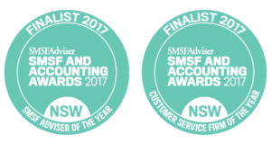 SMSF & Accounting Awards Finalist Badges