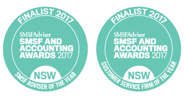 SMSF & Accounting Awards Finalist Badges